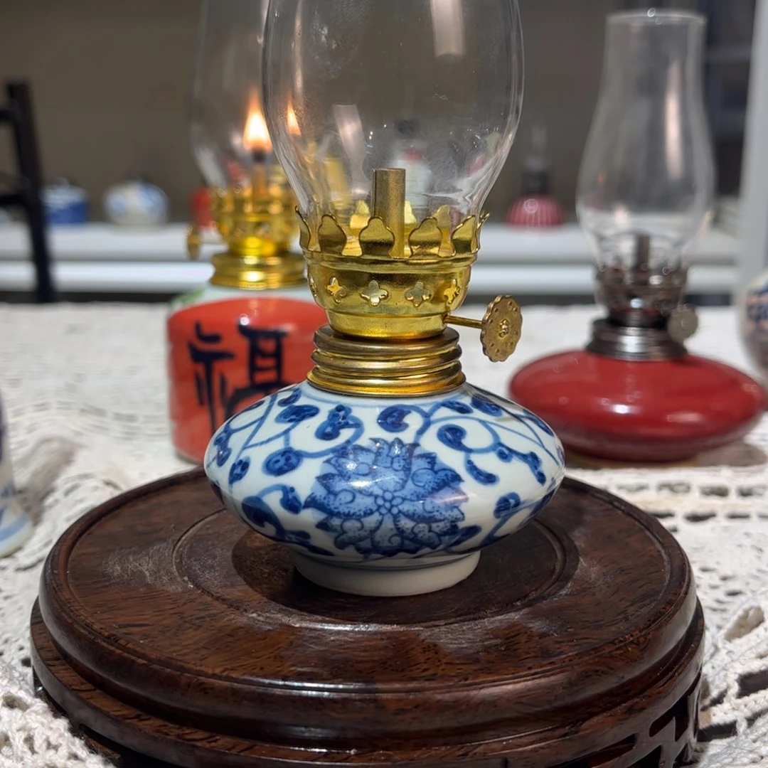 摆件景德镇陶瓷香薰灯