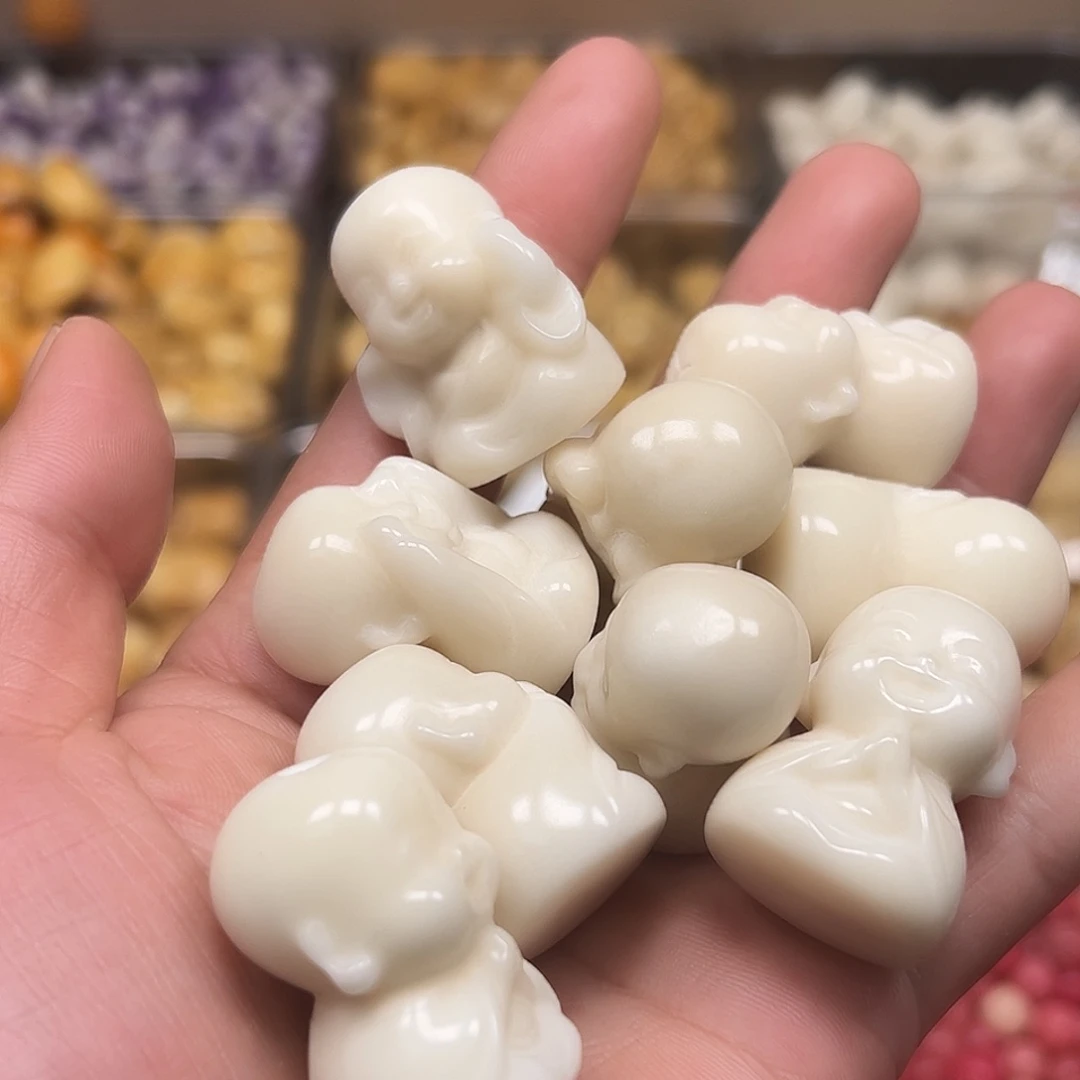 菩提根/象牙果手串5颗四不佛有裂