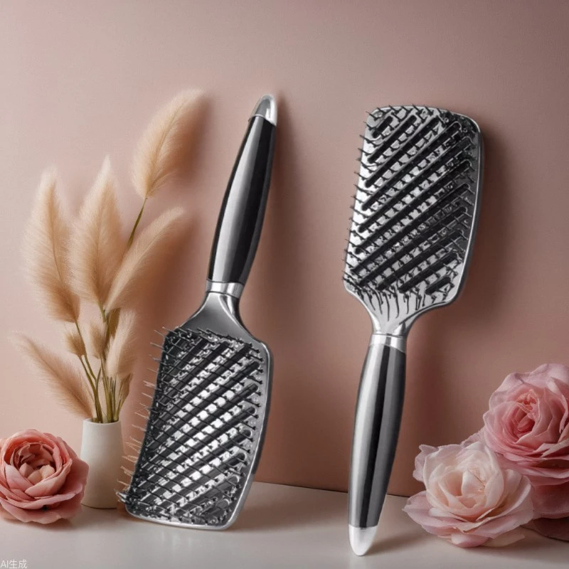 排骨梳高颅顶神器女士专用长发卷发按摩家用吹头发造型蓬松大梳子