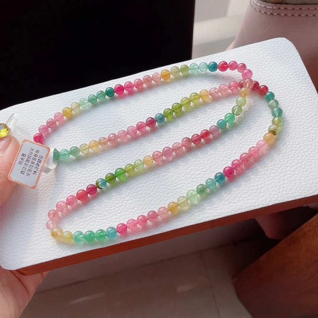 未镶嵌手链碧玺5.7mm左右