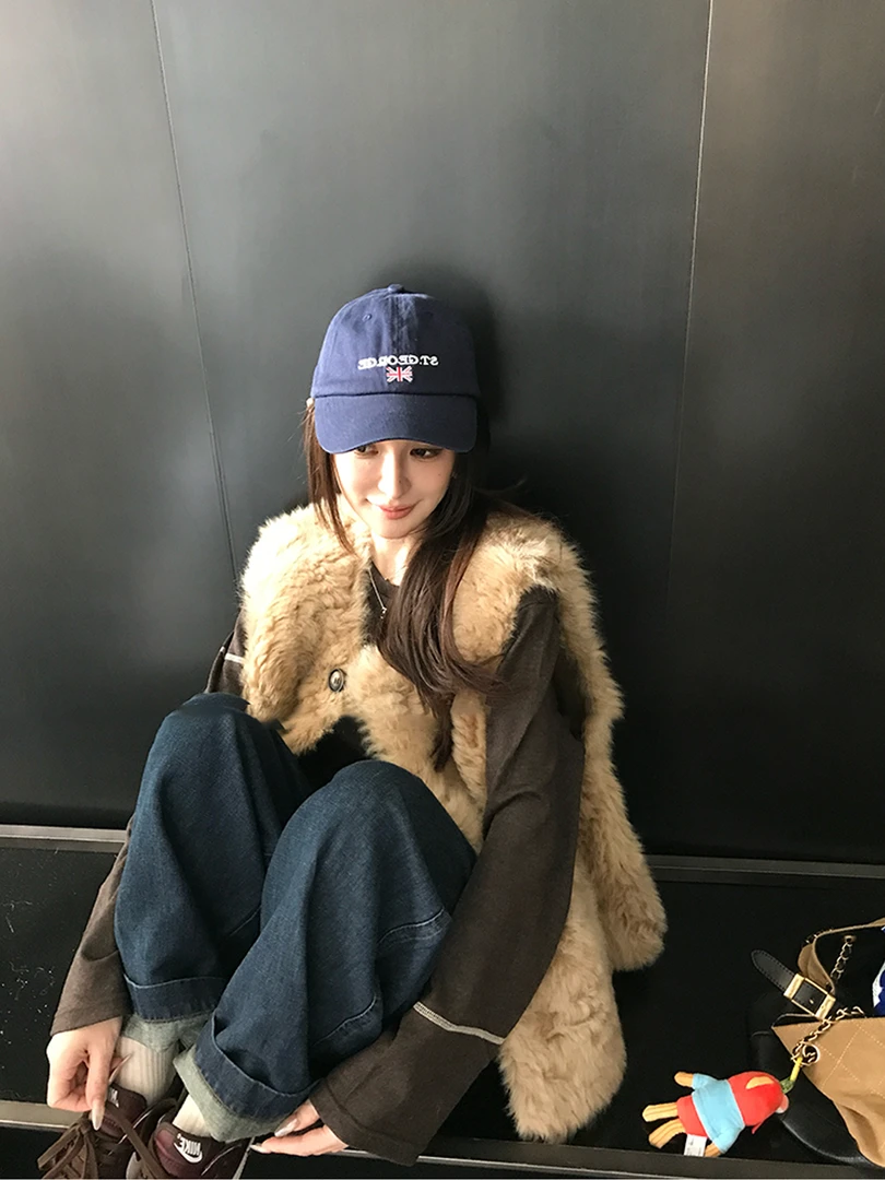 人造皮草 秋仿皮草马甲外套女年轻款短款羊羔毛绒背心马夹女款