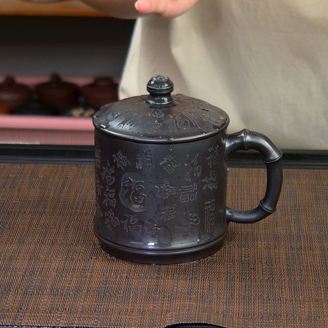 茶杯紫砂高货放漏