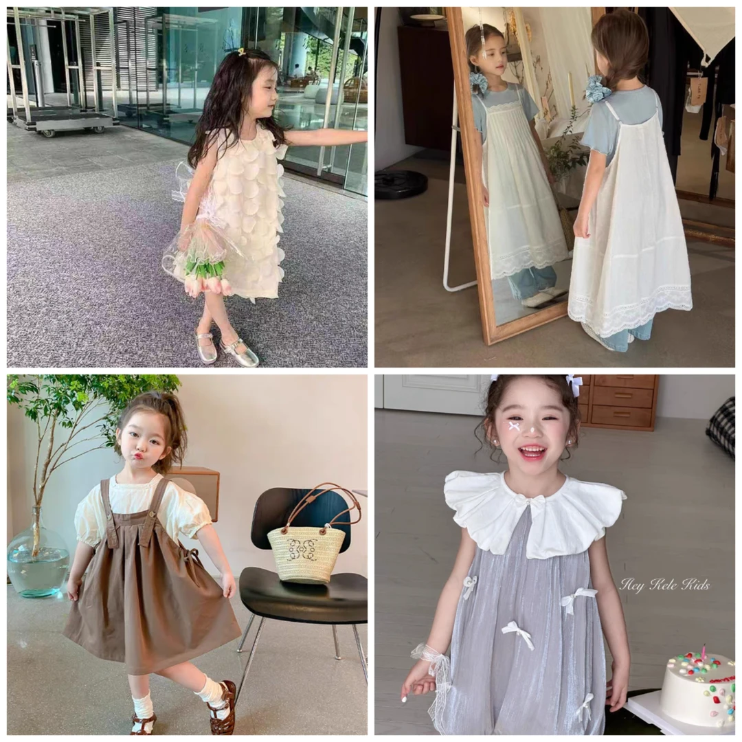 401-475儿童百搭时尚套装单件夏款洋气时髦韩版女孩女童小童牛仔