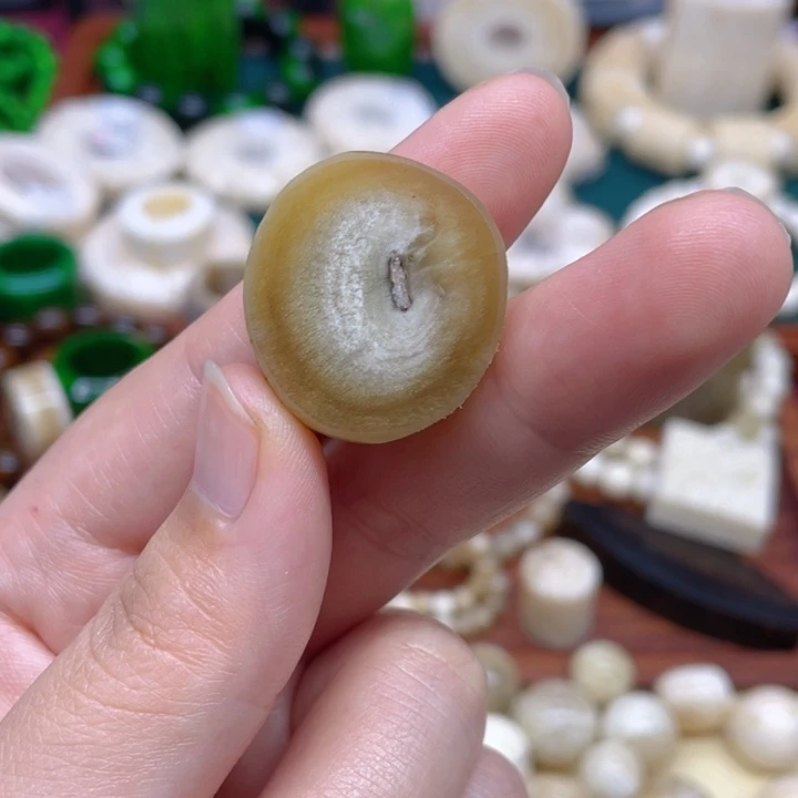 陶瓷纯金皮角芯切片一个