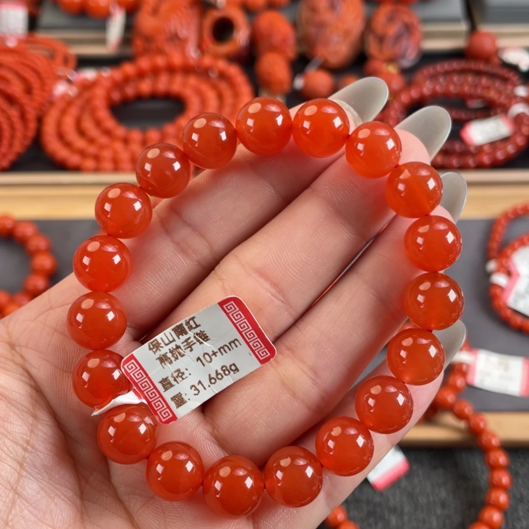 南红玛瑙未镶嵌10➕保山南红单圈