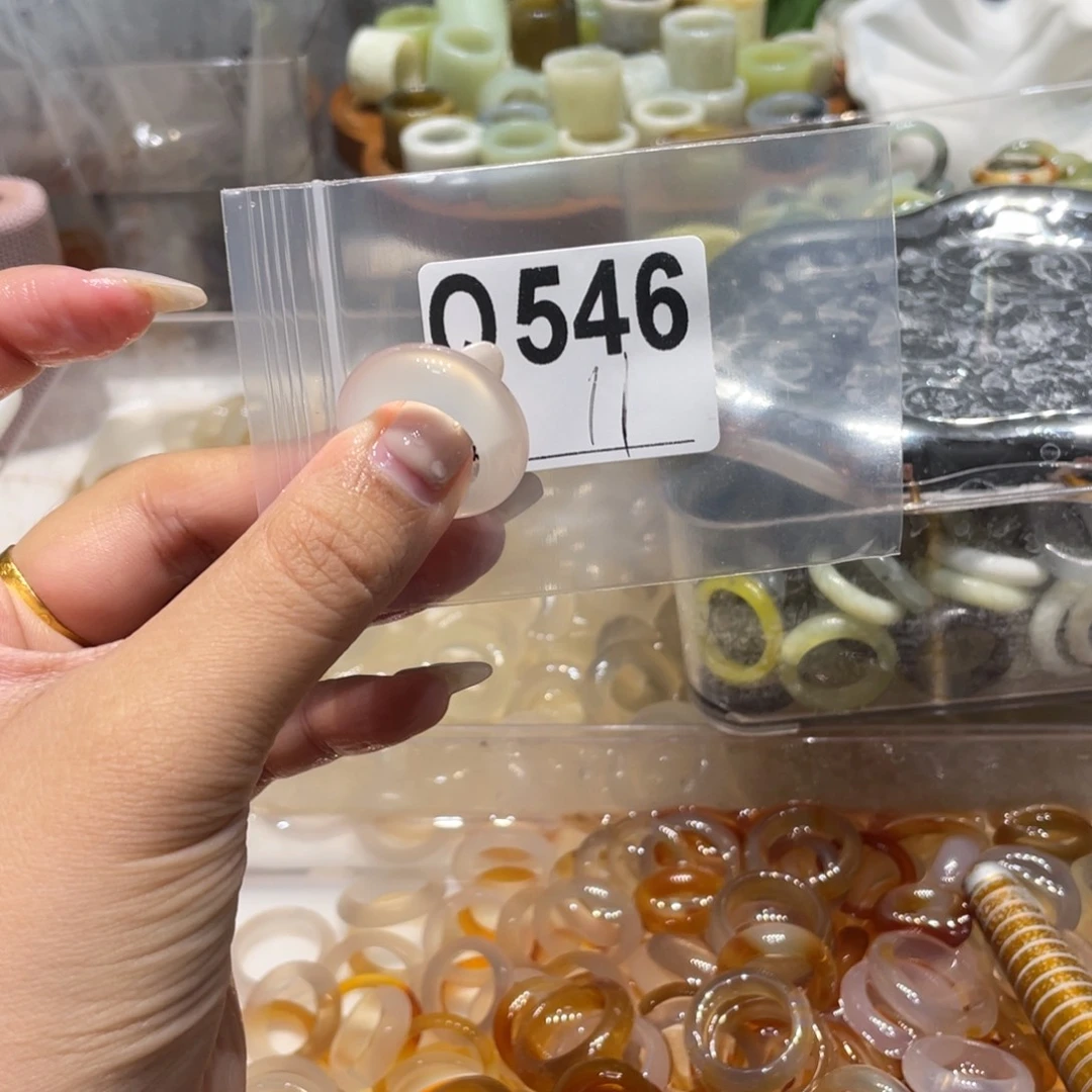 玛瑙/玉髓未镶嵌戒指546