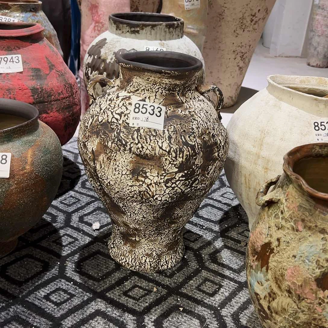 缸8533高38口10陶瓷花瓶无孔