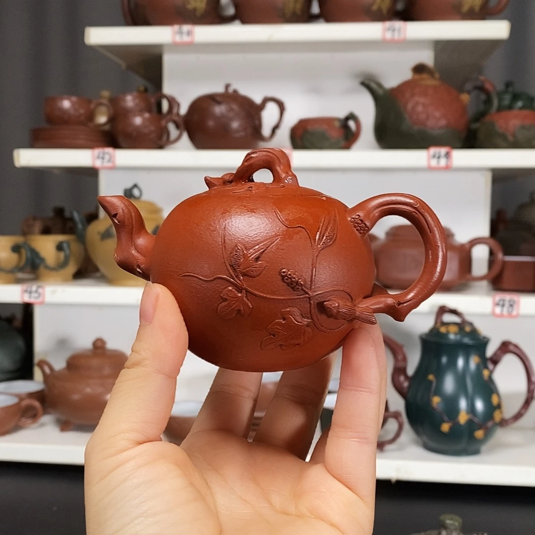 翻***皮茶壶紫砂原矿紫砂壶