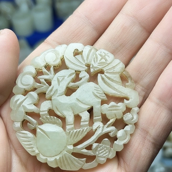 和田玉（青白玉）未镶嵌颈饰