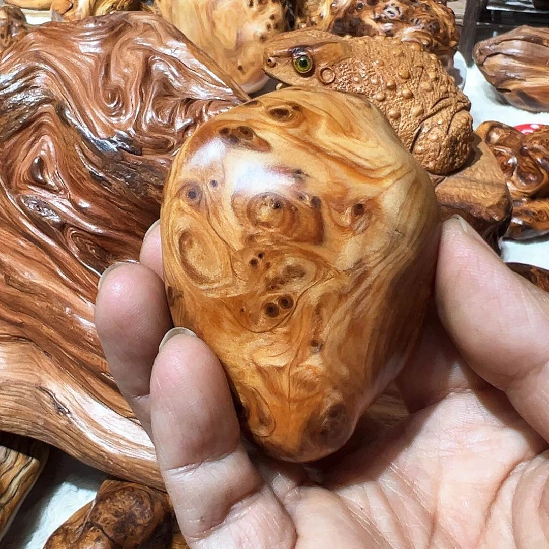 柏木武*鱼太行柏木闪电手把件