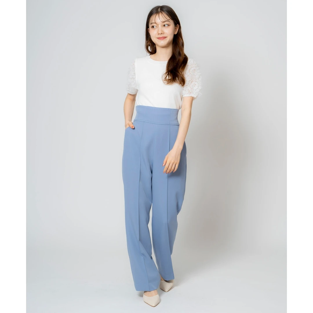 【Montendre】N 夏季新款 优雅气质时尚简约风百搭显瘦高腰休闲裤