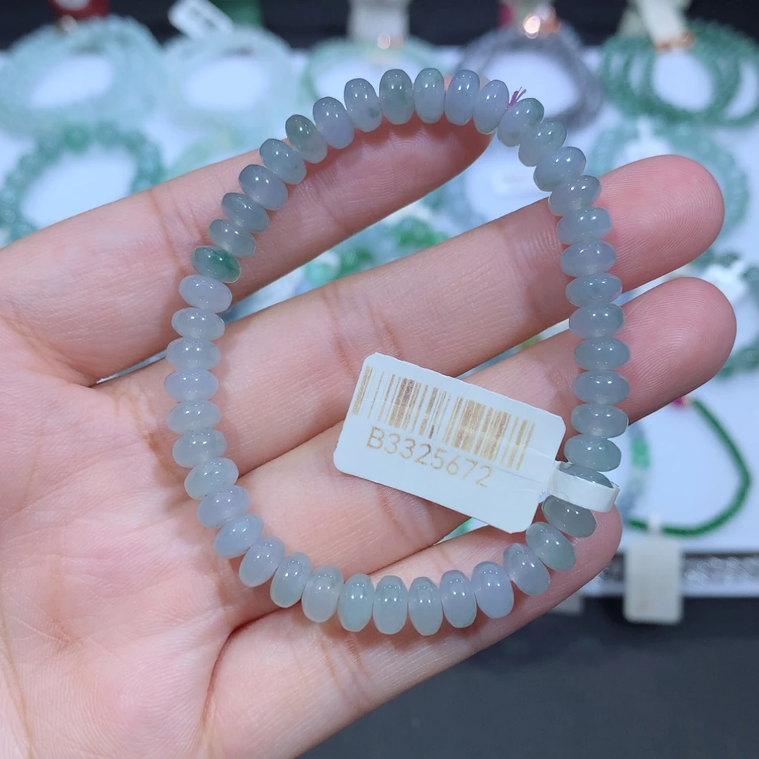 未镶嵌手串翡翠天然