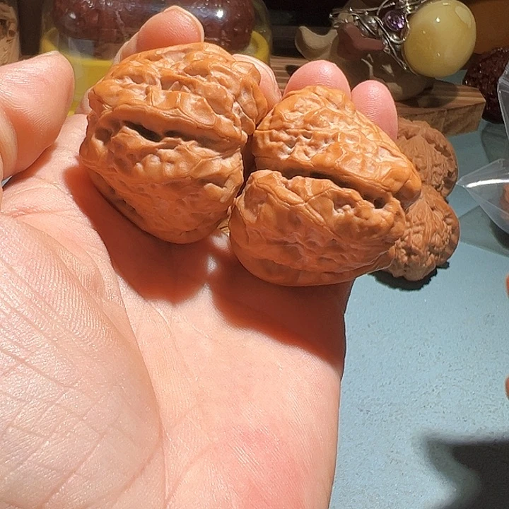 文玩核桃把件高蟾40