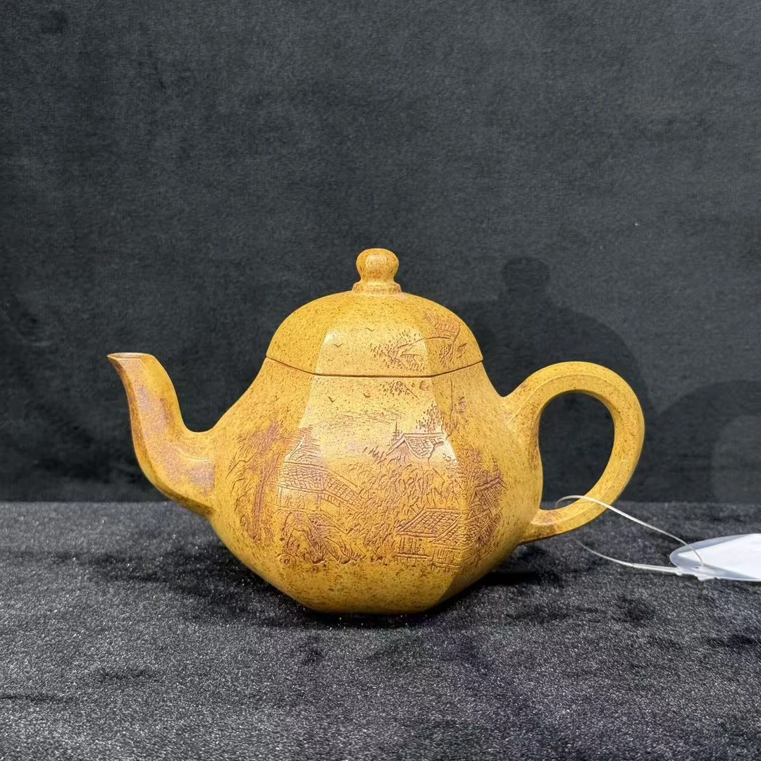 5紫砂壶还原六方梨型/100526/上海嘉禾拍卖