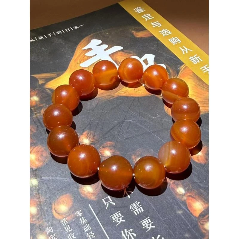 S级精品手串  红玛单圈(无礼盒)