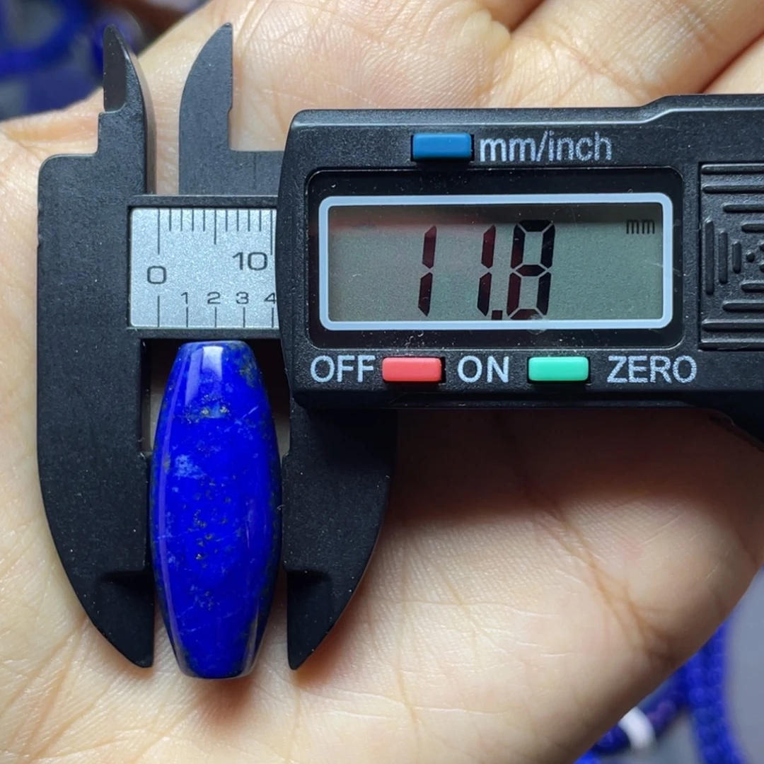 青金石未镶嵌11×29mm古珠配饰