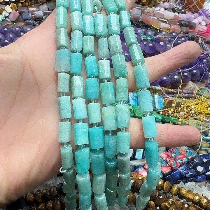 玛瑙/玉髓未镶嵌珠宝半成品一条8x12mm天河