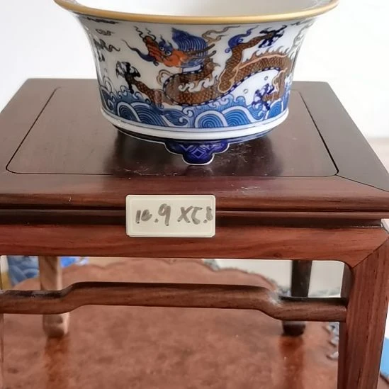 陶大徳堂手工手绘釉盆