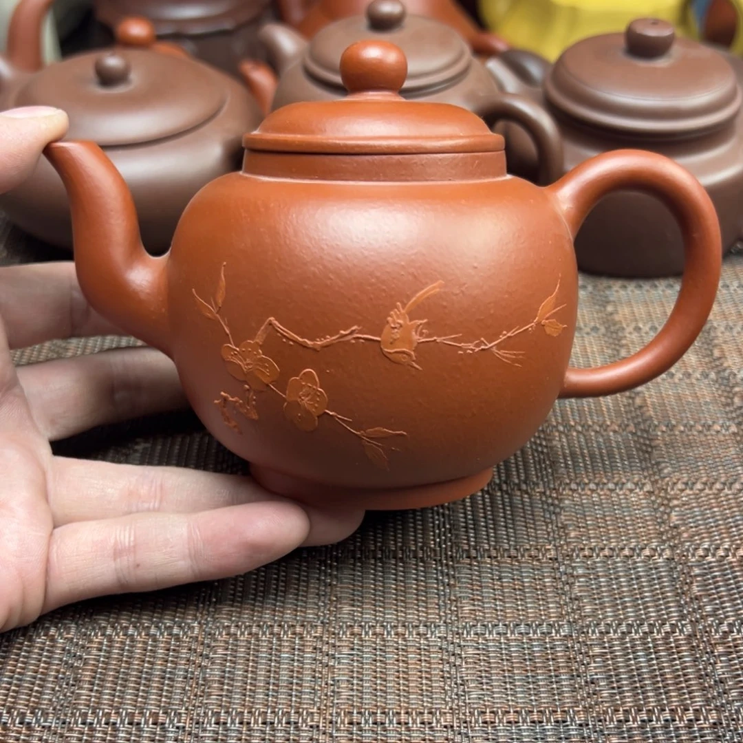 茶壶紫砂宜兴原矿紫砂壶350毫升容量