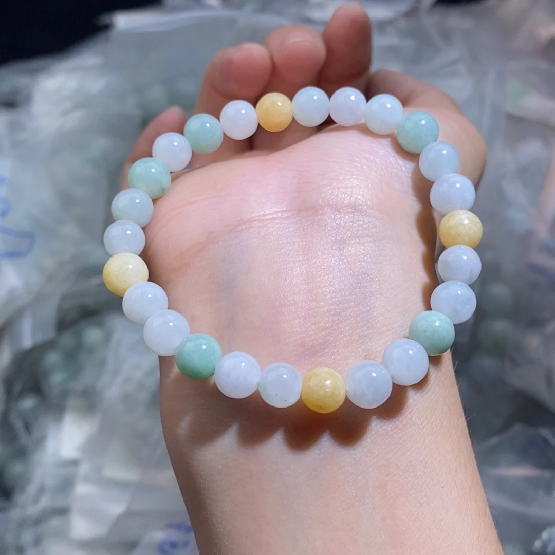 未镶嵌手串翡翠珠链