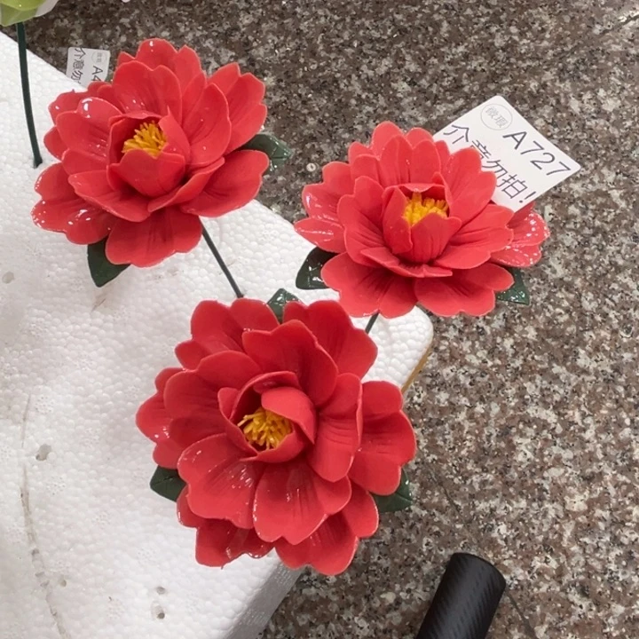 陶瓷非遗陶瓷花A727