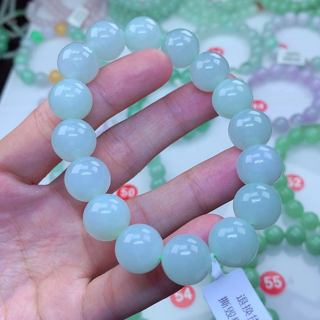 翡翠未镶嵌毛衣链