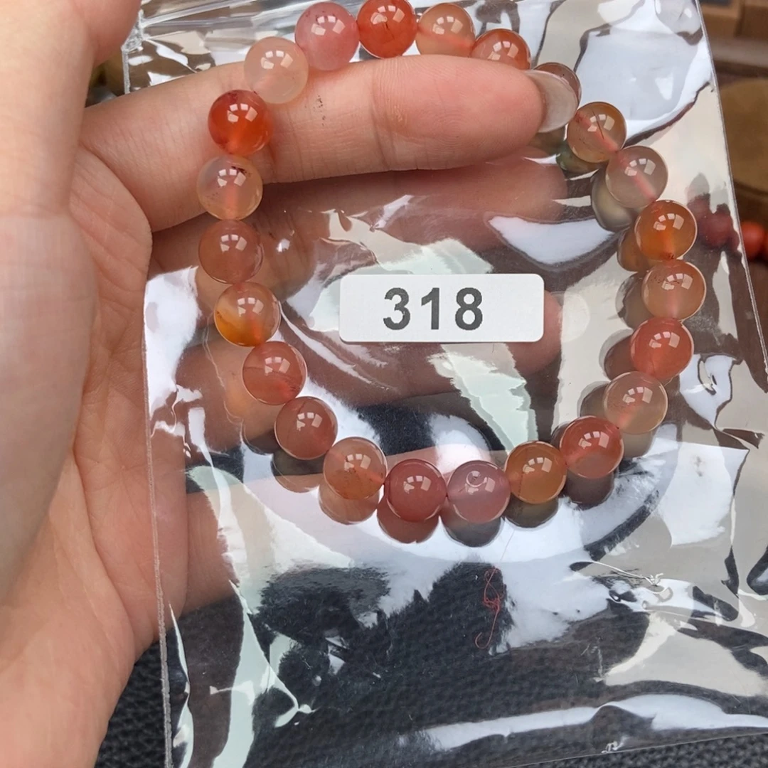 南红玛瑙未镶嵌手链