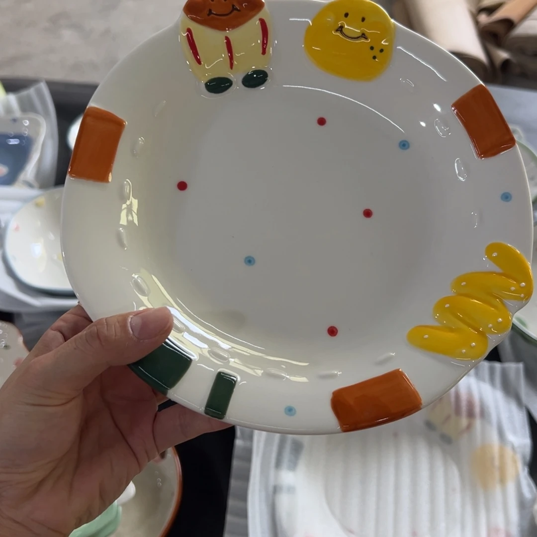 摆件高温陶瓷釉下彩正品！
