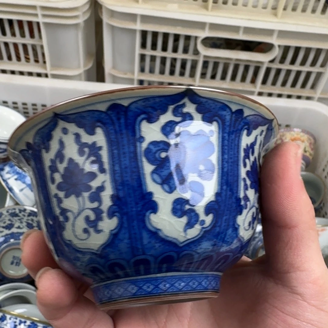 八宝大压手杯老陶泥