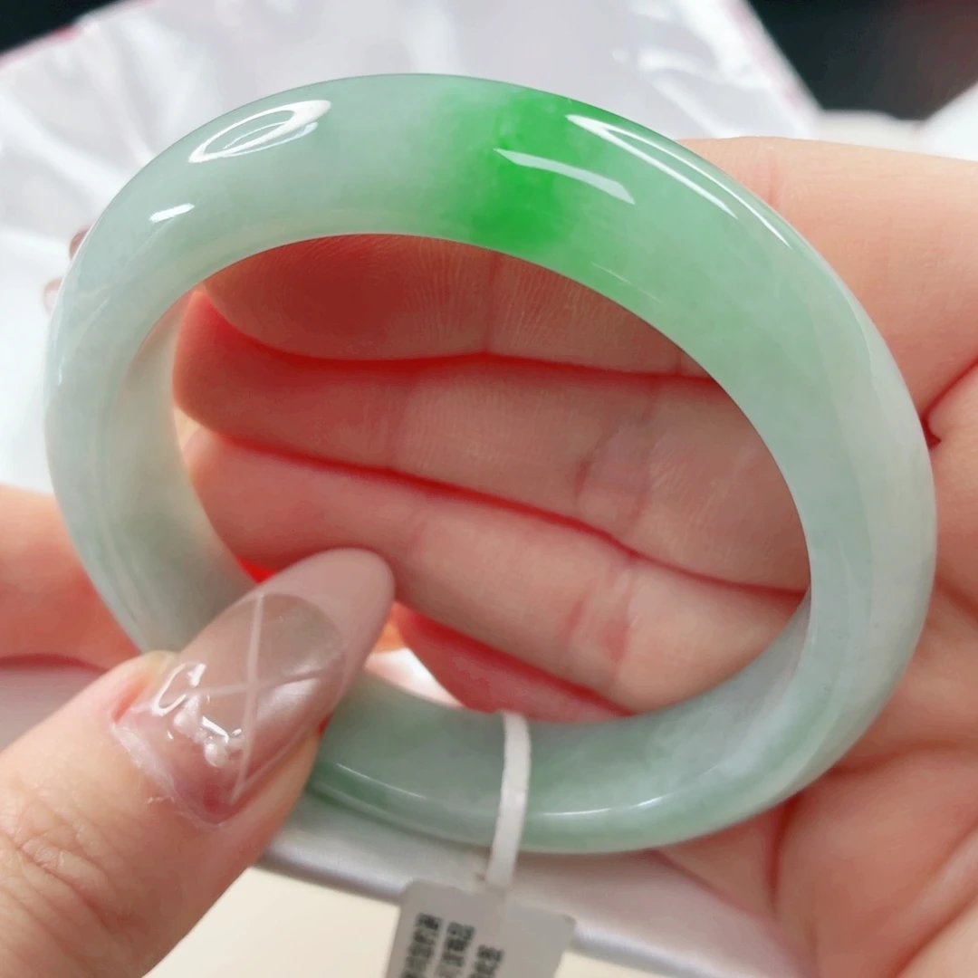 翡翠未镶嵌手镯53x1199