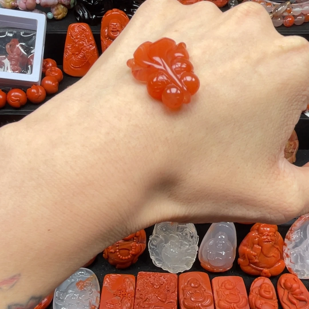 m***L南红玛瑙未镶嵌鱼