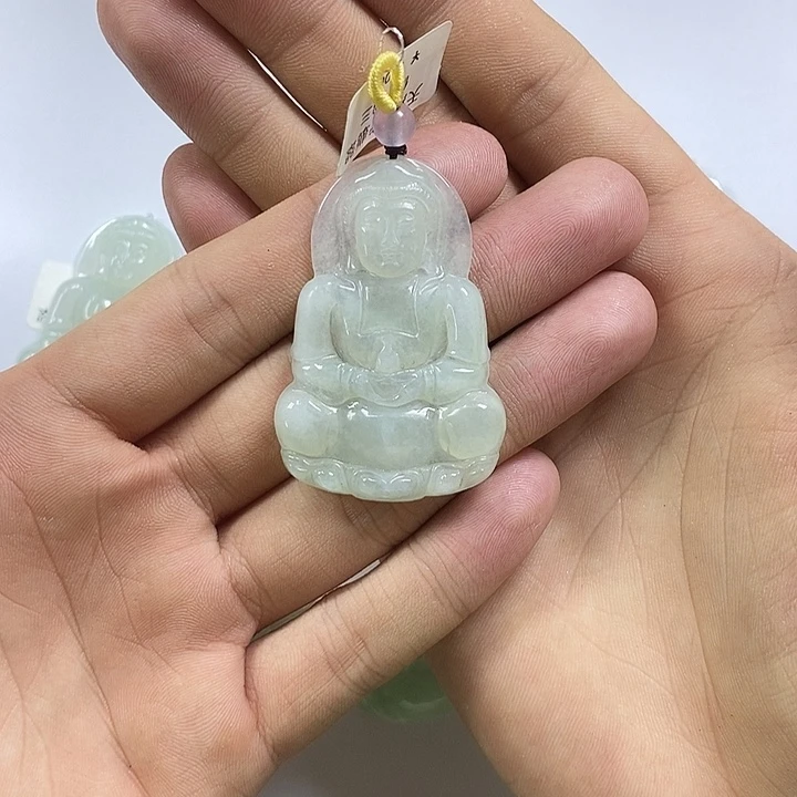 翡翠未镶嵌颈饰天然缅甸a货翡翠