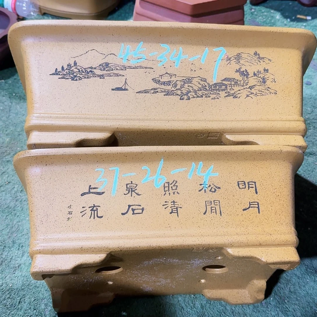 紫砂花盆紫砂花盆