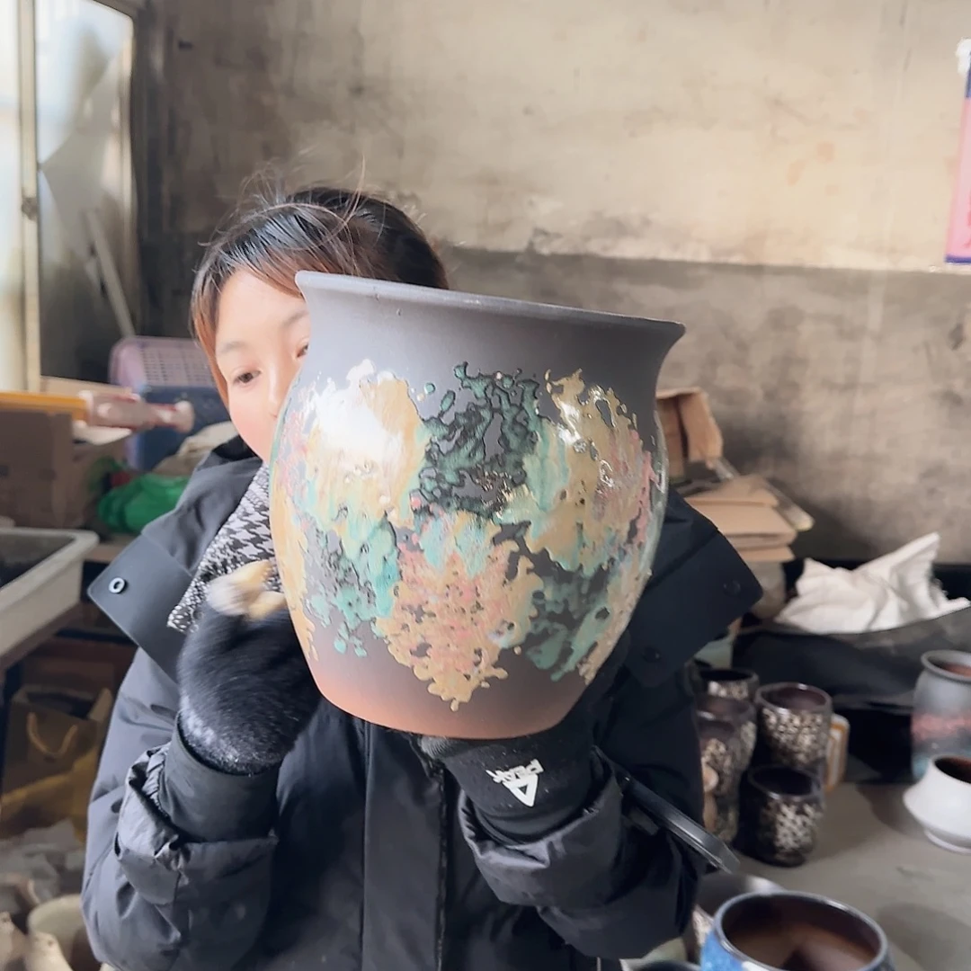 王嫂花盆1225-163高23口21