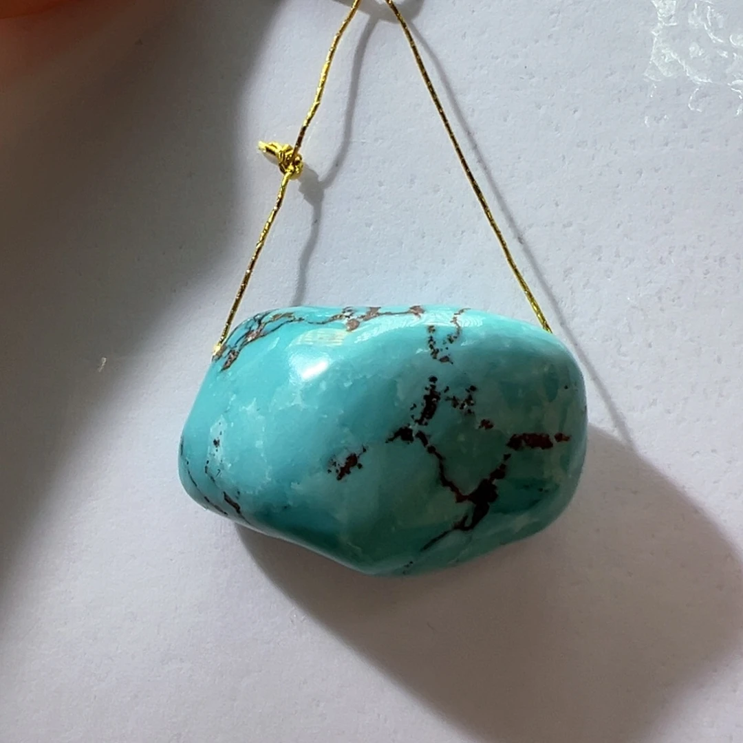 绿松石未镶嵌挂件