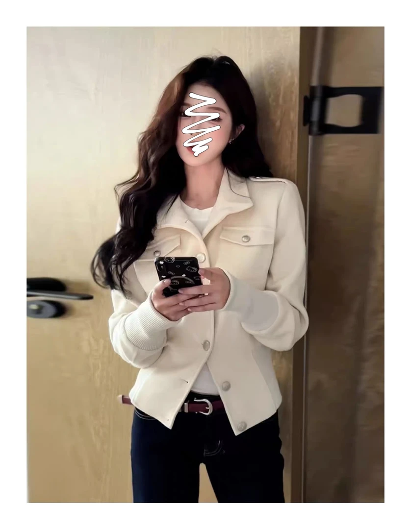 英伦感气质百搭香风外套时尚复古