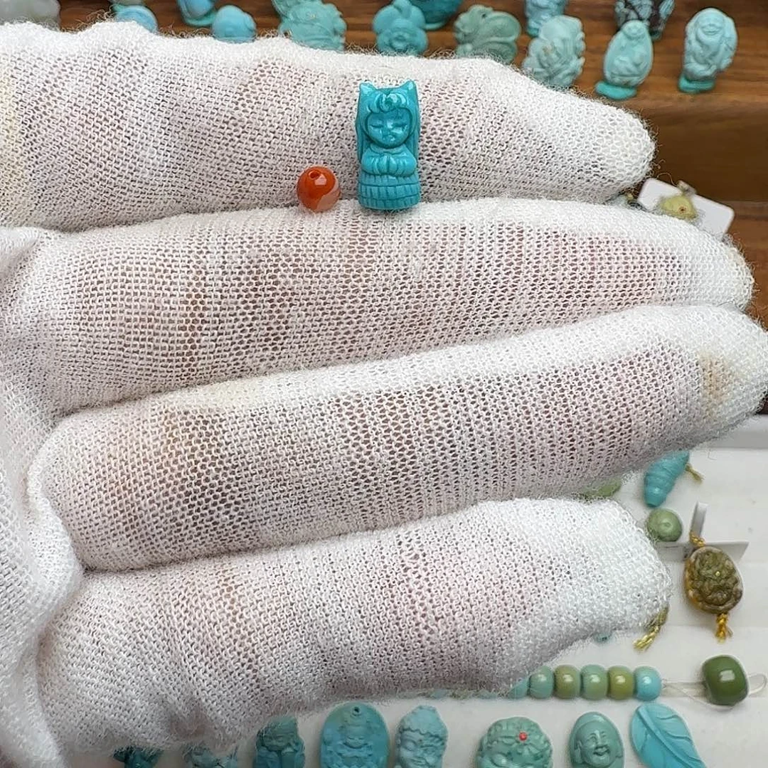 南红玛瑙未镶嵌颈饰狐仙