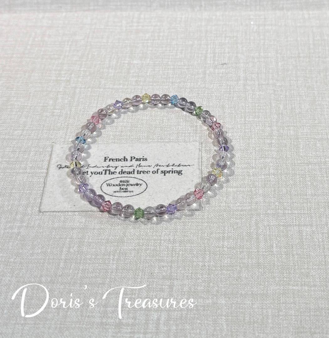 【天空之镜小花园】水晶手串 气质多样性发一颜色微差