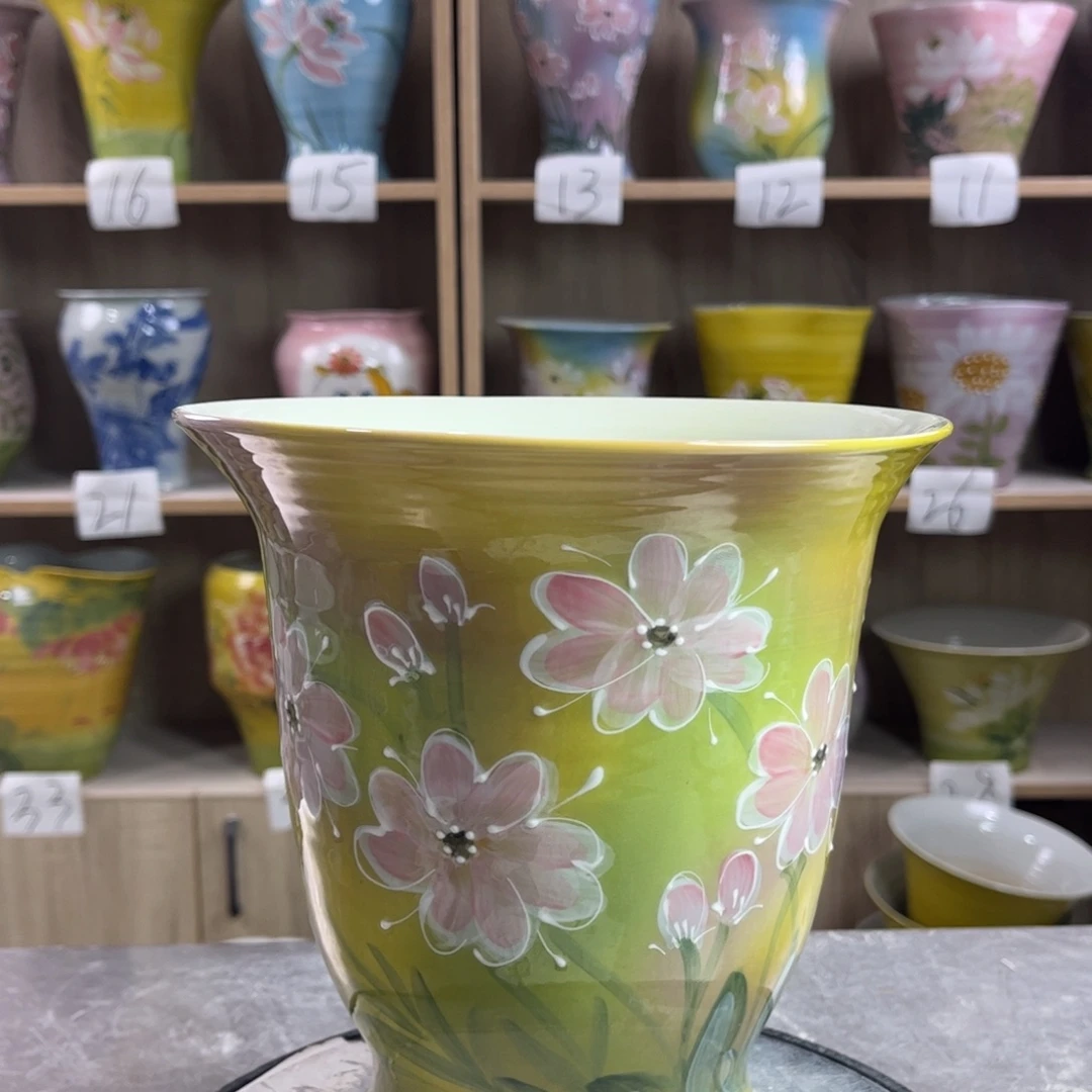 景德镇陶瓷花盆花盆