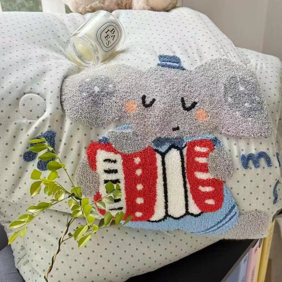 2025新品尝鲜 全棉纱布被子100%双层纱贴布绣春秋被 夏凉被空调被