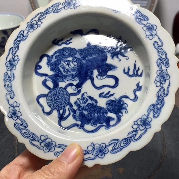 三***树陶摆件景德镇陶瓷艺术品