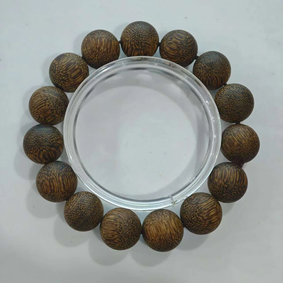 T1 黑肉老山檀1.5cm圆珠手串