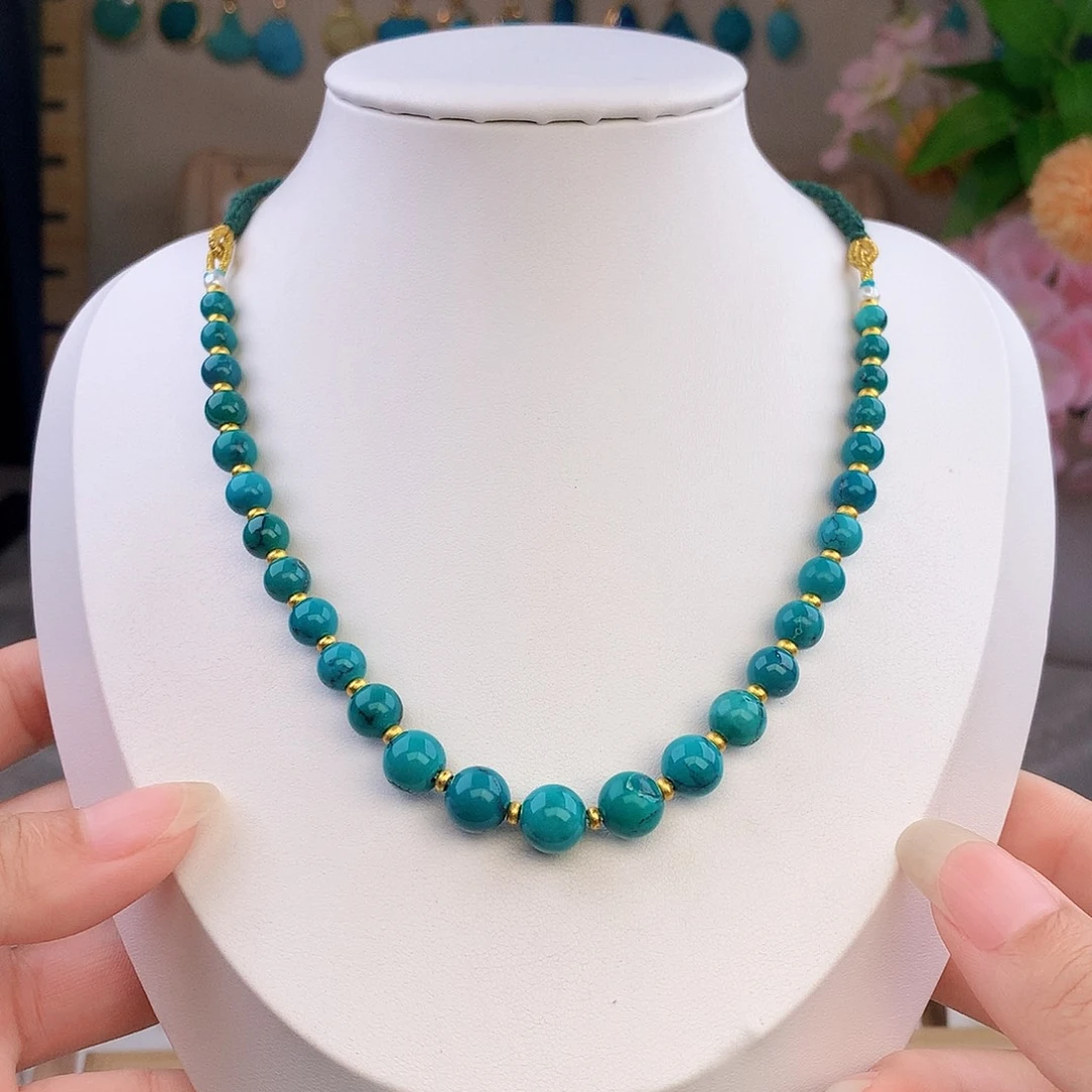 绿松石未镶嵌颈饰