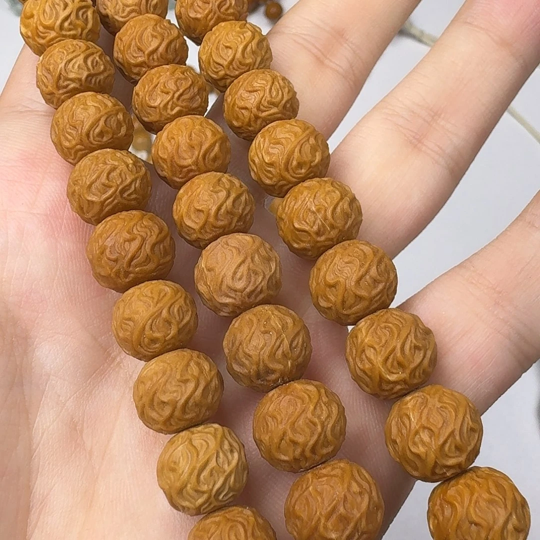 猴头核桃手串玄虎握金