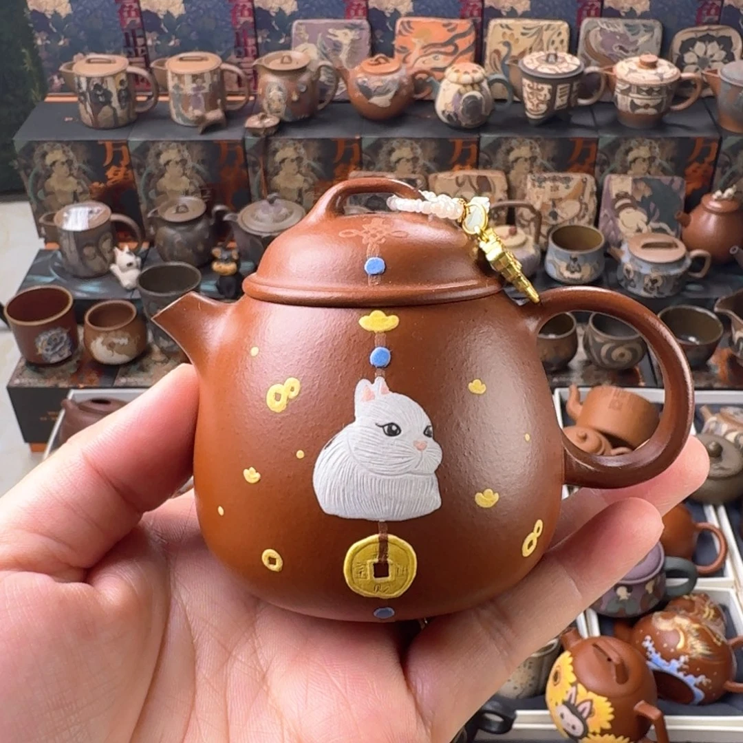 茶壶紫砂150cc原矿精工半手