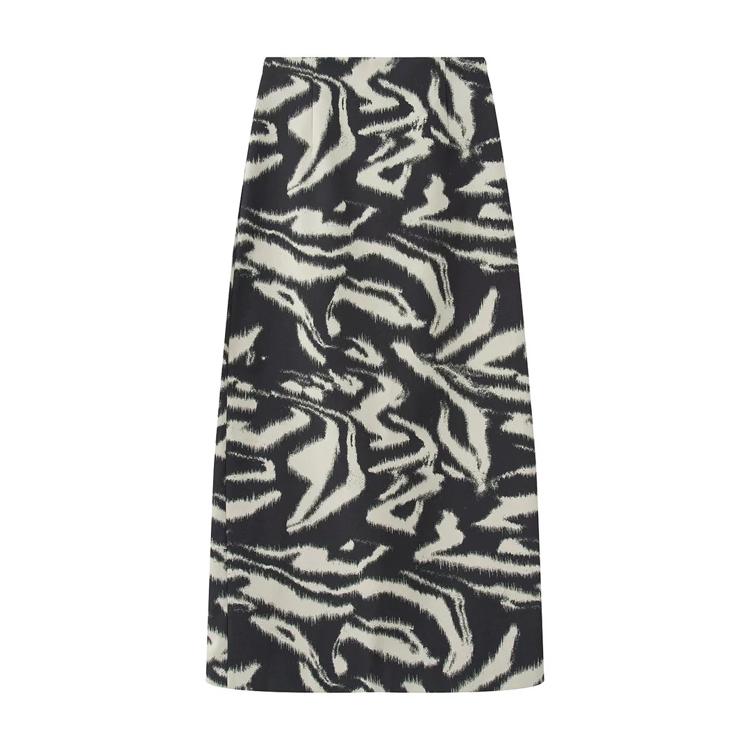 艾家商场同款2025夏季新款时尚不褪色半身裙女121320