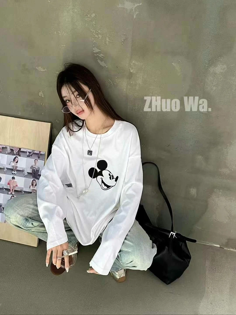 ZW3056春季新款米奇长袖T恤