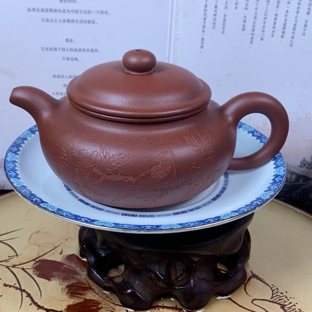 紫砂茶壶郅****室容量宜兴紫砂壶