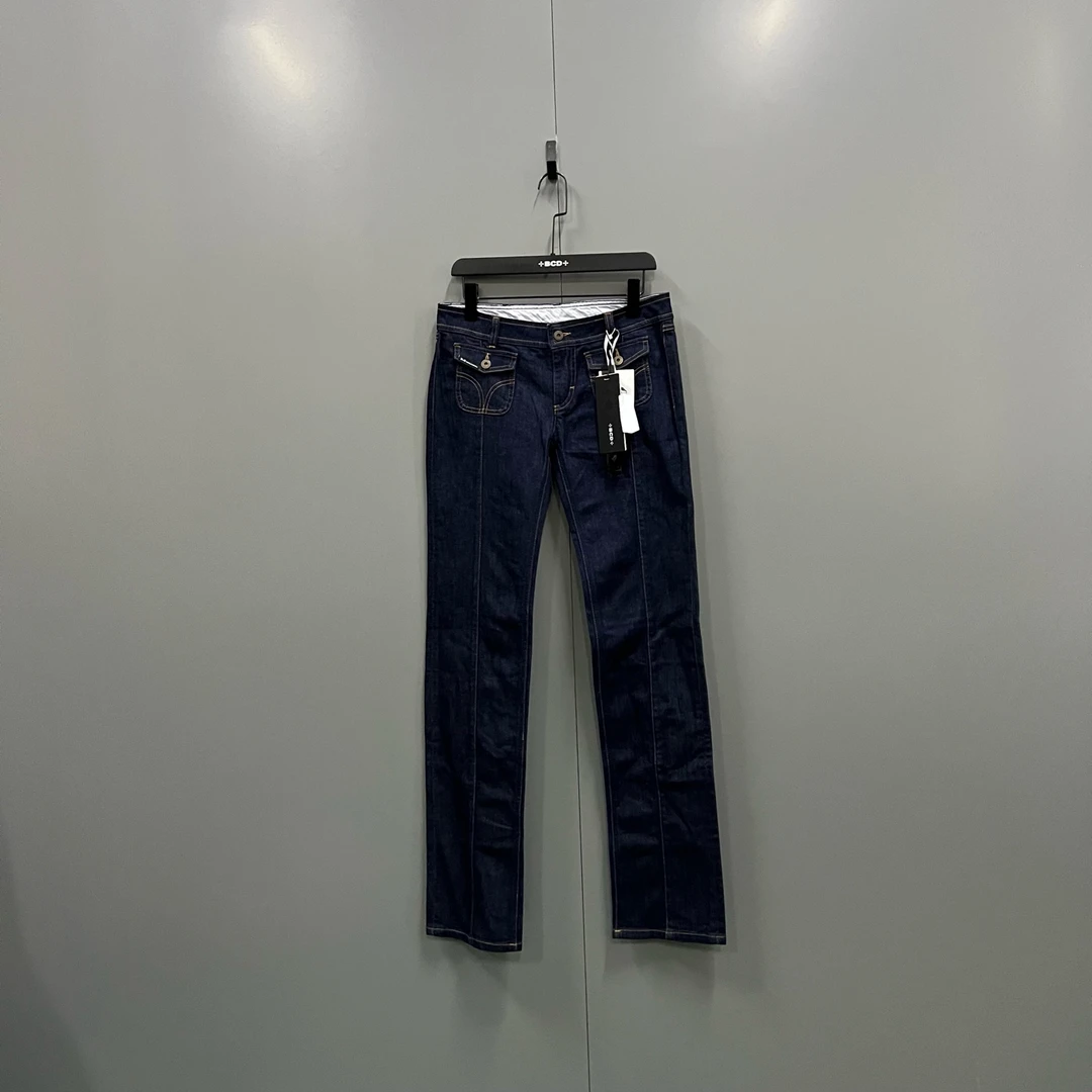 99新 maje tt3 DG蓝色牛仔裤 28码/98新/018332