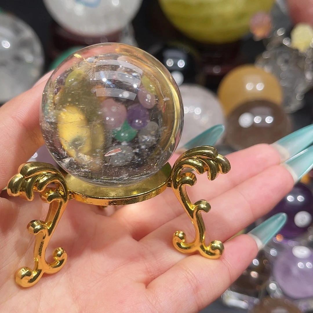 未镶嵌珠宝半成品水晶微瑕4.68